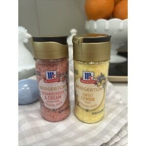 Bridgerton Finishing Sugar Strawberries and Cream, Sweet Lemon McCormick Limited